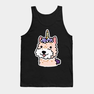 Unicorn Welsh Terrier Dog Owner Retro Kids Kids Funny Dog Tank Top